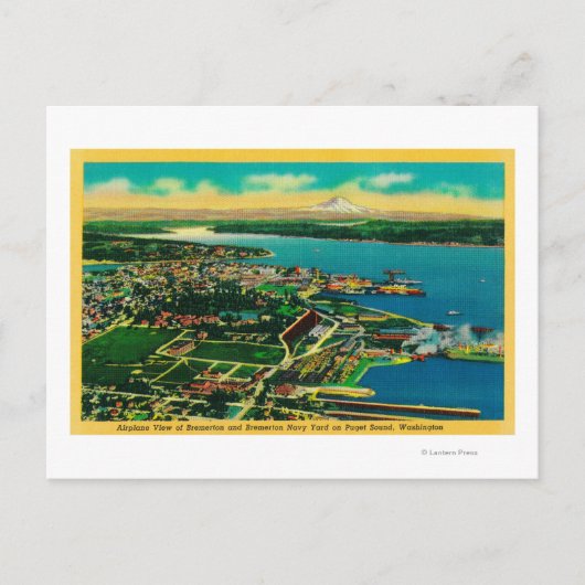 Luftaufnahme von Bremerton und Bremerton Postkarte (Vorderseite)