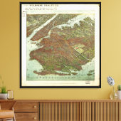 Luftaufnahme von Brooklyn, New York (1908) Leinwanddruck (Insitu (Wohnzimmer))