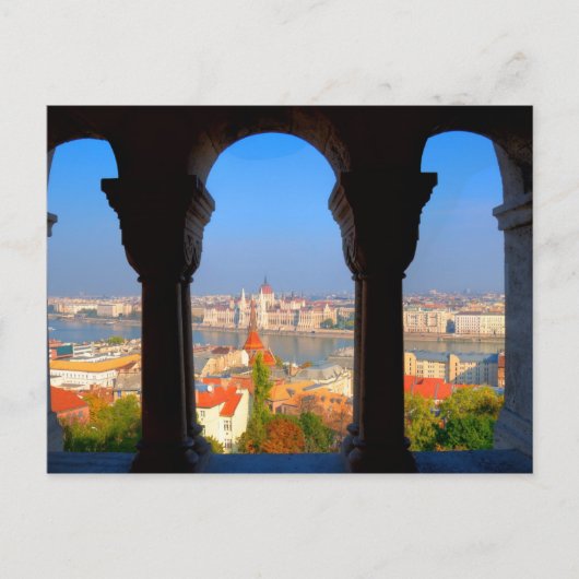 Luftaufnahme von Budapest, Ungarn Postkarte (Vorderseite)