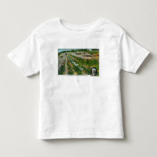 Luftaufnahme von Burbanks Versuchsfarm Kleinkind T-shirt