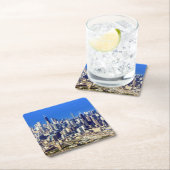 Luftaufnahme von Chicago im Stadtzentrum gelegen Rechteckiger Pappuntersetzer (Vor Ort)