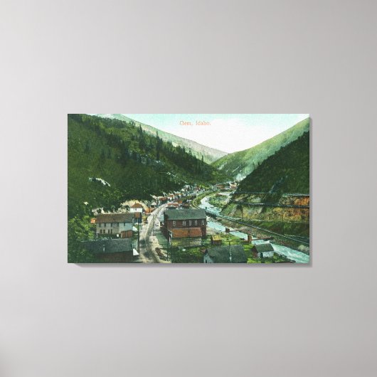 Luftaufnahme von CityGem, ID Leinwanddruck (Vorderseite)