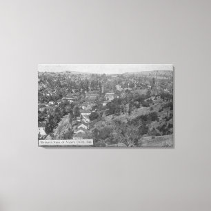 Luftaufnahme von Engel CampAngels Lager, CA Leinwanddruck