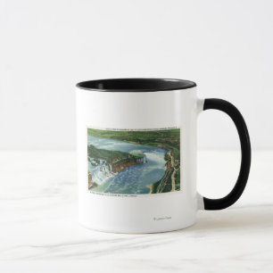 Luftaufnahme von gesamtem Niagara Falls 2 Tasse