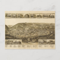 Luftaufnahme von Harriman, Tennessee (1892)