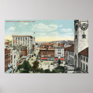 Luftaufnahme von Harrington Ecke Poster