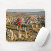 Luftaufnahme von Heißluftballonen, Kappadokien 2 Mousepad (Mit Mouse)
