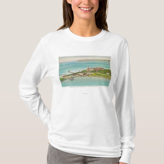 Luftaufnahme von Hotel del Coronado T-Shirt (Vorderseite)
