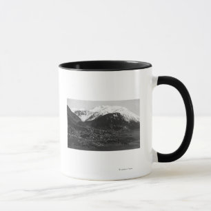 Luftaufnahme von Juneau, Alaska Fotografie Tasse