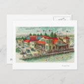 Luftaufnahme von Luna Park Caf � und Natatorium Postkarte (Vorne/Hinten)