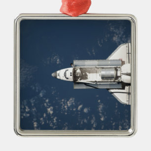 Luftaufnahme von Raumfähre-Entdeckung 3 Ornament Aus Metall