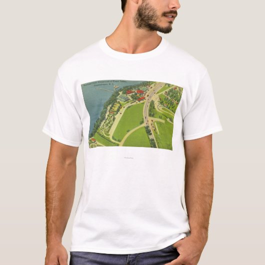 Luftaufnahme von Roseland Park T-Shirt (Vorderseite)