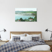 Luftaufnahme von Schwefelbänken Quicksilbermine Leinwanddruck (Insitu (Schlafzimmer))