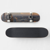 Luftaufnahme von Seattle-Stadt-Skylinen 2 Skateboard (Horizontal)
