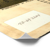 Luftaufnahme von Somerville, New Jersey (1882) Poster (Ecke)