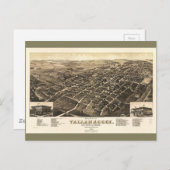 Luftaufnahme von Tallahassee, Florida (1885) Postkarte (Vorne/Hinten)