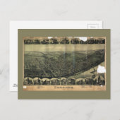 Luftaufnahme von Toronto, Ohio (1899) Postkarte (Vorne/Hinten)