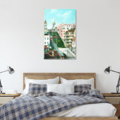 Luftaufnahme von Trolley Leinwanddruck (Insitu (Schlafzimmer))