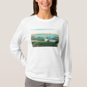 Luftaufnahme von Vallejo Ufergegend und von Stute T-Shirt
