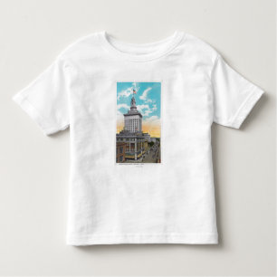 Luftaufnahme von Washington StreetOakland, CA Kleinkind T-shirt