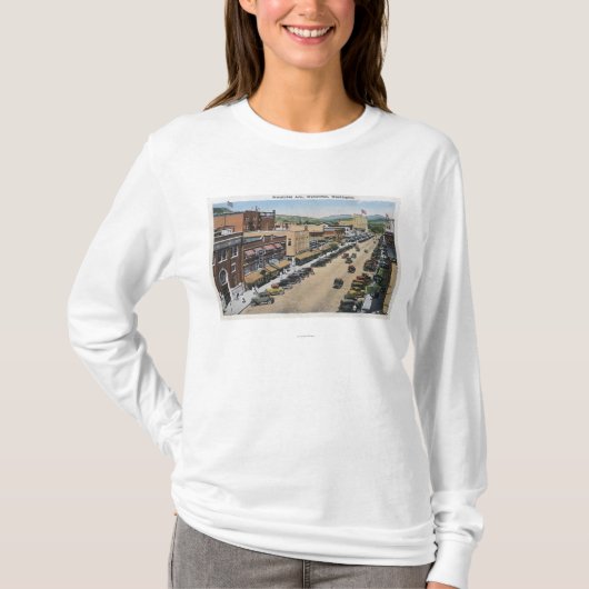 Luftaufnahme von Wenatchee Allee T-Shirt (Vorderseite)