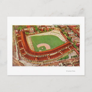 Luftaufnahme von Wrigley FieldChicago, IL Postkarte