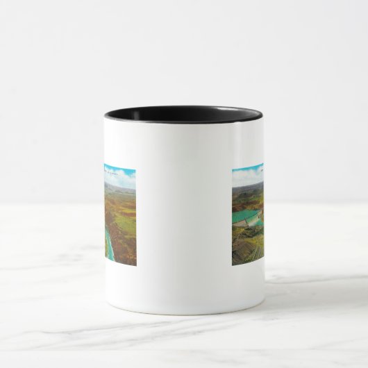 Luftaufnahme zum Grand Coulee Dam Tasse (Zentrum)