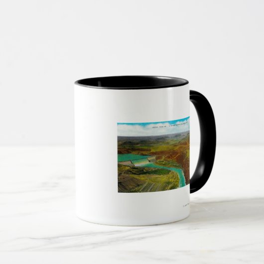 Luftaufnahme zum Grand Coulee Dam Tasse (VorderseiteRechts)