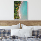 Luftaufnahmen am Strand Leinwanddruck (Insitu (Schlafzimmer))