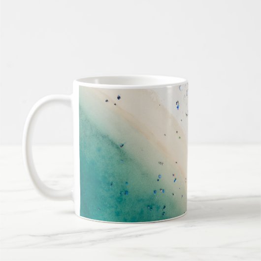 Luftaufnahmen an der Küste Kaffeetasse (Links)