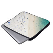 Luftaufnahmen an der Küste Laptopschutzhülle (Vorne Knopf)