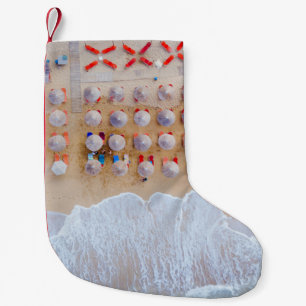 Luftaufnahmen an der Küste tagsüber Kleiner Weihnachtsstrumpf