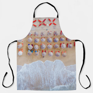 Luftaufnahmen an der Küste tagsüber Schürze