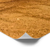 Luftaufnahmen der Wüste Poster (Ecke)