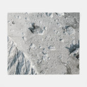 Luftaufnahmen von Felsen Fleecedecke (Vorderseite (Horizontal))