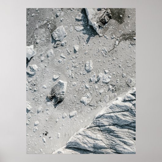 Luftaufnahmen von Felsen Poster (Vorne)