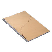 Luftaufnahmen von Fußabdrücken im Sand Notizblock (Rechte Seite)