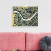 Luftaufnahmen von grauer Straße Leinwanddruck (Insitu (Wohnzimmer))