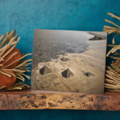 Luftaufnahmen von Pyramiden in Ägypten Fotoplatte (Seite)