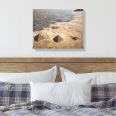 Luftaufnahmen von Pyramiden in Ägypten Leinwanddruck (Insitu (Schlafzimmer))