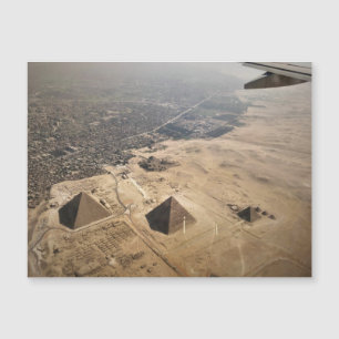 Luftaufnahmen von Pyramiden in Ägypten Magnetkarte