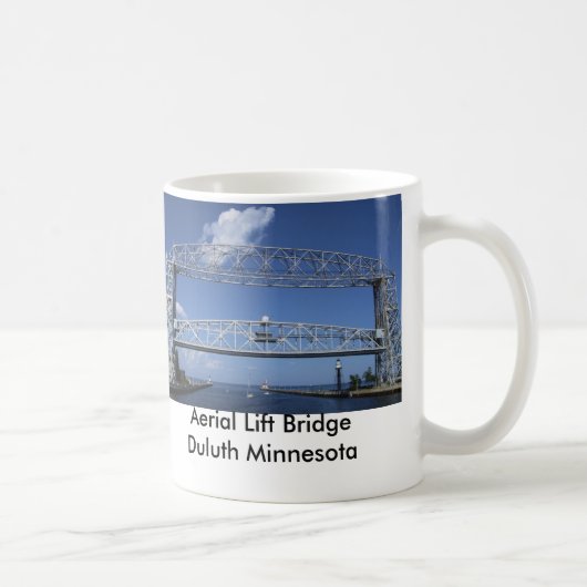 Luftaufzug-Brücke/Duluth Minnesota Kaffeetasse (Rechts)