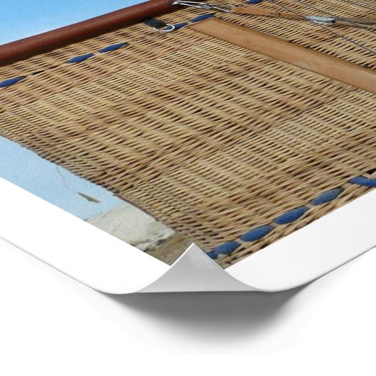 Luftballon Basket Poster (Ecke)