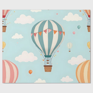 Luftballon-Design-Geschenkpapier Geschenkpapier