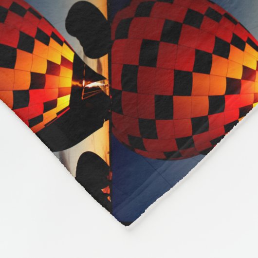 Luftballon Fleecedecke (Ecke)