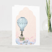 Luftballon, Geburtstagsballons Karte (Rückseite)