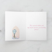 Luftballon, Geburtstagsballons Karte (Innenseite)