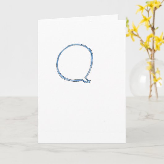 Luftballon Karte (Gelbe Blume)