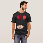 Luftballon Mops T-Shirt (Vorne ganz)