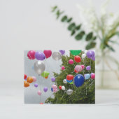 Luftballon Postkarte (Stehend Vorderseite)